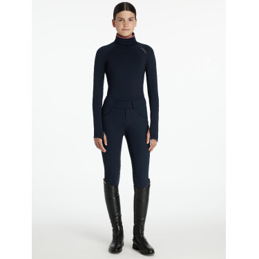 Maillot de corps Young Rider LeMieux Savannah col montant Marine Bleu marine