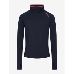 Maillot de corps Young Rider LeMieux Savannah col montant Marine Bleu marine