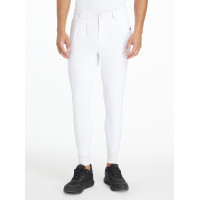 Pantalon d’équitation LeMieux homme fond silicone classique Blanc