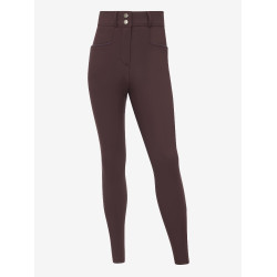 Pantalon d’équitation fond silicone Young Rider LeMieux Izzy Damson Violet