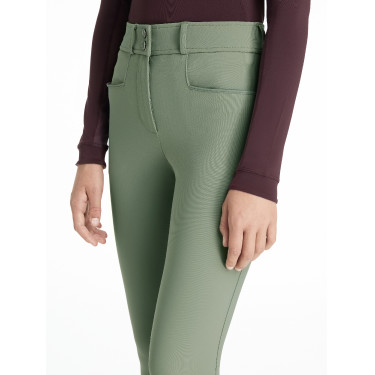 Pantalon d’équitation fond silicone Young Rider LeMieux Izzy Rosemary Vert