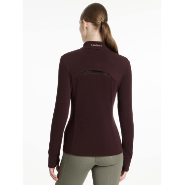 Polaire à col zippé LeMieux Frances femme Damson Violet