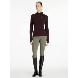 Polaire à col zippé LeMieux Frances femme Damson Violet