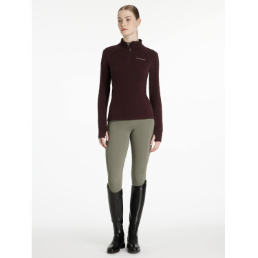 Polaire à col zippé LeMieux Frances femme Damson Violet