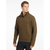 Sweat col zippé LeMieux homme Alpine Marron Sweat col zippé LeMieux homme Alpine Marron