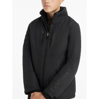 Veste d’équitation imperméable Team Young Rider pour garçons noire Veste d’équitation imperméable Team Young Rider pour garçons noire