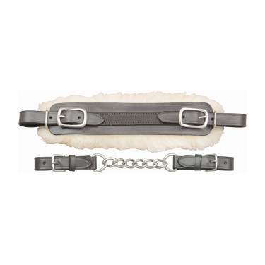 Muserolle de Hackamore T de T Havane foncé Marron