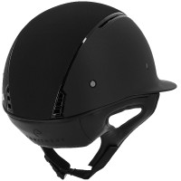 Casque Equithème Soazy Mat Crystal x 5 Noir / Strass Casque Equithème Soazy Mat Crystal x 5 Noir / Strass