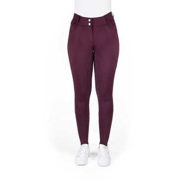 Pantalon Je t'aime Equithème Elsa femme Prune Violet Pantalon Je t'aime Equithème Elsa femme Prune Violet