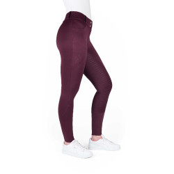 Pantalon Je t'aime Equithème Elsa femme Prune Violet Pantalon Je t'aime Equithème Elsa femme Prune Violet