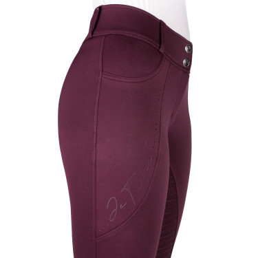 Pantalon Je t'aime Equithème Elsa femme Prune Violet Pantalon Je t'aime Equithème Elsa femme Prune Violet