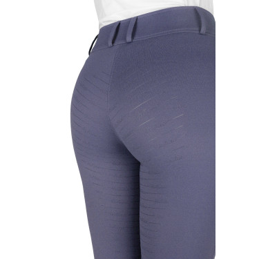 Pantalon Je t'aime Equithème Elsa femme Gris / bleu Pantalon Je t'aime Equithème Elsa femme Gris / bleu