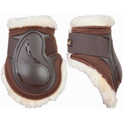 Protège boulet Design mouton synthétique T de T Noir Protège boulet Design mouton synthétique T de T Noir