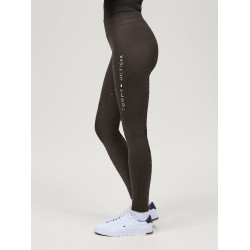 Legging Tommy Hilfiger Equestrian Elmira hiver full grip femme Cacao Marron