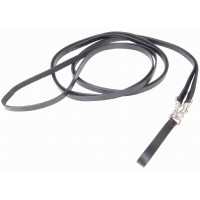 Rênes allemandes cuir mousqueton T de T Noir
