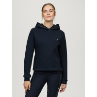 Sweat à capuche Tommy Hilfiger Equestrian Strass Laurens femme Bleu marine Sweat à capuche Tommy Hilfiger Equestrian Strass Laurens femme Bleu marine