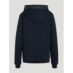 Sweat à capuche Tommy Hilfiger Equestrian Strass Laurens femme Bleu marine Sweat à capuche Tommy Hilfiger Equestrian Strass Laurens femme Bleu marine