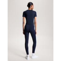 Legging Tommy Hilfiger Equestrian Elmira femme full grip Desert sky Bleu Legging Tommy Hilfiger Equestrian Elmira femme full grip Desert sky Bleu