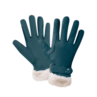 Gants d'équitation ELT Saint Moritz Bleu pétrole