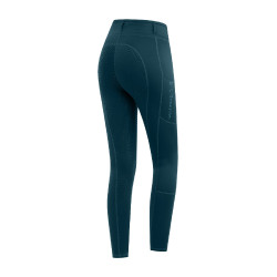 Legging d'équitation ELT Ella Glam Bleu pétrole