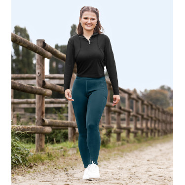 Legging d'équitation ELT Ella Glam Bleu pétrole