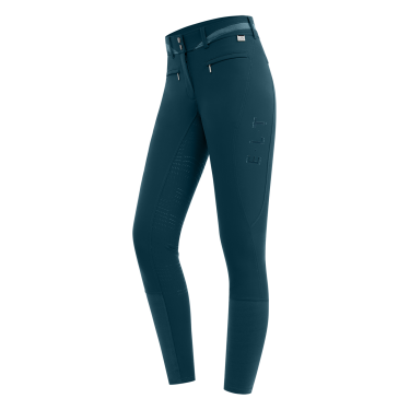 Pantalon d'équitation ELT Maja Glam Curved taille haute Bleu pétrole