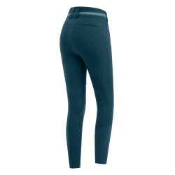 Pantalon d'équitation ELT Maja Glam Curved taille haute Bleu pétrole