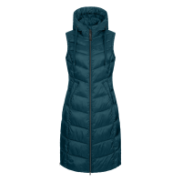 Gilet long et léger ELT Ostende Bleu pétrole