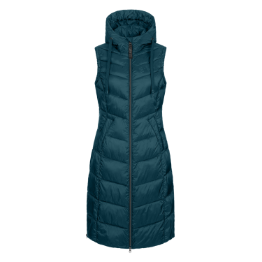 Gilet long et léger ELT Ostende Bleu pétrole