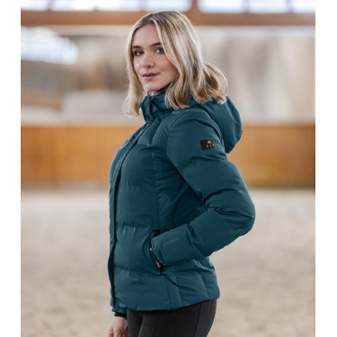 Veste d'équitation hiver ELT Performance Ohio femme Bleu pétrole Veste d'équitation hiver ELT Performance Ohio femme Bleu pétrole