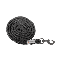 Longe d’attache Waldhausen Plus mousqueton standard bouclerie foncée Noir