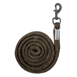 Longe d’attache Waldhausen Plus mousqueton standard bouclerie foncée Brun vert Marron