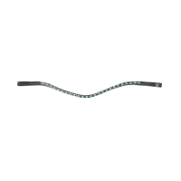 Frontal Glam noir X-Line Waldhausen Noir / bleu pétrole / noir