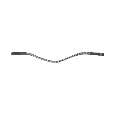 Frontal Glam noir X-Line Waldhausen Noir / bleu pétrole / noir