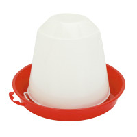 Abreuvoir en plastique Kerbl Hobbyfarming Blanc / rouge