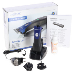 Tondeuse sur batterie Favorita CLi Aesculap Bleu Tondeuse sur batterie Favorita CLi Aesculap Bleu
