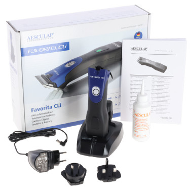 Tondeuse sur batterie Favorita CLi Aesculap Bleu Tondeuse sur batterie Favorita CLi Aesculap Bleu