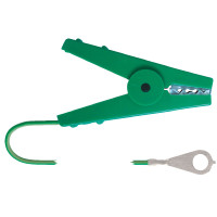 Câble de connexion à la terre et de raccordement pour clôture AKO Vert