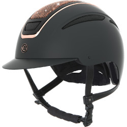 Casque d'équitation Elite Covalliero Or rosé
