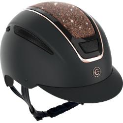 Casque d'équitation Elite Covalliero Or rosé