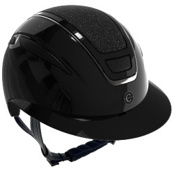 Casque d'équitation Elite Polo Covalliero Laqué noir Casque d'équitation Elite Polo Covalliero Laqué noir