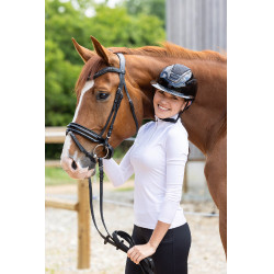 Casque d'équitation Elite Polo Covalliero Laqué noir Casque d'équitation Elite Polo Covalliero Laqué noir