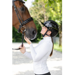 Casque d'équitation Elite Polo Covalliero Laqué noir Casque d'équitation Elite Polo Covalliero Laqué noir