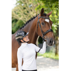Casque d'équitation Elite Polo Covalliero Laqué noir Casque d'équitation Elite Polo Covalliero Laqué noir