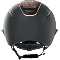 Casque d'équitation Elite Polo Covalliero Or rosé Noir Casque d'équitation Elite Polo Covalliero Or rosé Noir