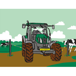 Charnière de rechange Electro Gate Kerbl Noir / jaune