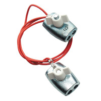 Connecteur HT inter-cordelettes AKO Rouge Connecteur HT inter-cordelettes AKO Rouge
