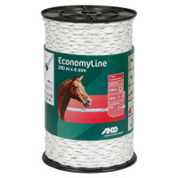Cordelette de clôture à enroulement croisé EconomyLine AKO Blanc Cordelette de clôture à enroulement croisé EconomyLine AKO Blanc