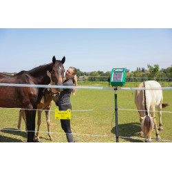 Cordelette de clôture PlatinumLine AKO Blanc / bleu