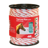Cordelette de clôture TopLine Plus AKO Blanc / rouge Cordelette de clôture TopLine Plus AKO Blanc / rouge